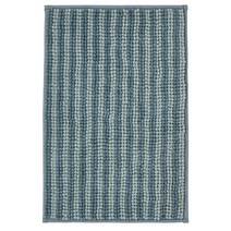 이케아 욕실발매트 주방 부드럽고 실용적인 40x60 cm, ﻿ 스트라이프/블루