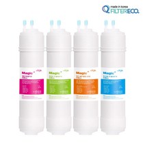 현대큐밍 정수기 필터 HP-751 호환 최고급형, 11인치 1년 세트 (4+2+1+1)