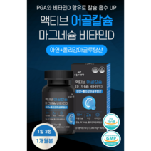 오늘의 건강 액티브 어골칼슘 마그네슘 비타민D, 1개