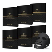 맥스클리닉 프로폴리스 블랙마스크팩 6ct X 4팩, 옵션