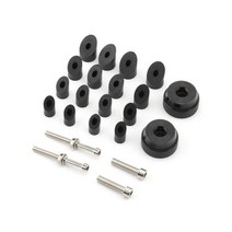 오토바이 핸드 그립 바 엔드 플러그 크루즈 컨트롤 22mm 25mm 가와사키 스즈키 야마하 두티 KTM 베스파 베넬리 핸들, black