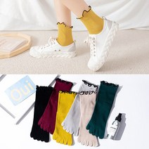 여성발가락양말 일반 양말 보다 더 예쁜 패션 발가락양말 4종