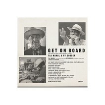 Taj Mahal & Ry Cooder Get On oard [ CD]