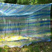 초대형 대형 캠핑 야외 사각 모기장 모기 방충망 특대형 캠핑용 야외용, 국방색