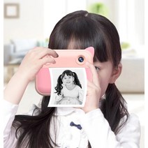 키즈 프린트 카메라 디카 듀얼렌즈 귀여운 어린이 선물 폴라로이드 즉석 사진, 15롤(본품X/메모리X)