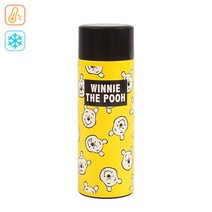 신나라-닷컴_(디즈니) 곰돌이푸 허니 패턴 포켓 스텐보틀 120ml 온보냉병 초경량 이중 캐릭터 컴팩트 냉보 휴대용 스테인레스_ tlsskfk, S-N-선택사항없습니다, 이상품찜!
