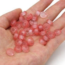 비즈 재료 구슬 도매 악세사리 재료 10 개몫 천연 마노 주판 모양 큰 구멍 천연석 크기 5x10mm 보석 목걸이 구멍 4mm 만들기