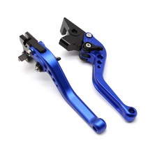 혼다 CBR650R 2019-2020 용 짧고 긴 브레이크 클러치 레버 오토바이 조정 가능한 액세서리 CNC 알루미늄, 05 Short blue