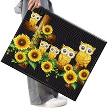 FASEN 액자 캔버스형보석십자수 DIY세트 라운드 비즈 40 X 50cm, FSE02.부엉이와 꽃
