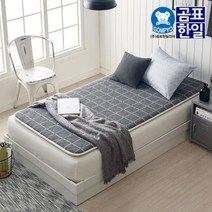 곰표한일 무자계 전자파차단 안심 전기매트/전기요/전기장판 라인스퀘어 싱글, 곰표한일 무자계 전자파차단 안