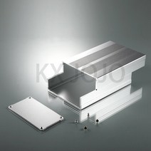 알루미늄 인클로저 06*55*005055200mm 케이스 PCB DIY 악기 전자 프로젝트 보호 실버블랙, [04] 106X55X200mm, [01] 실버