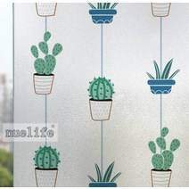 너비 30/40/50/70cm 유리창 스티커 모래창 화장실 불투명 차양 프라이버시 욕실 격자 프라이버시 막, 14