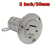 자동차 오토바이 광고 새로운 스테인레스 스틸 316 데크 필러 가스 디젤 연료 폐수 38mm 50mm 미러, 07 2 inch Fuel