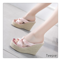 티피/Teepie 하이힐 웨지 슬리퍼 여름 플랫폼 플랫폼 플랫폼 샌들 12CM