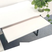 중형 탈부착 키보드 트레이 조절 슬라이딩 키보드슬라이드 받침 거치대 책상밑 부착형 원목, 오크(65x25CM 레일)+높이조절