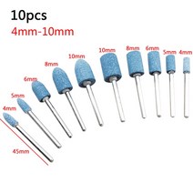 Dremel 로타리 전동 공구 용 연마 헤드 휠 10 개 전기 그라인딩 스톤 드레멜 액세서리, [02] 파란, 02 파란