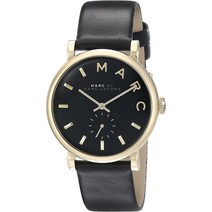 마크 제이콥스 여성 MBM1269 블랙 가죽 밴드 시계