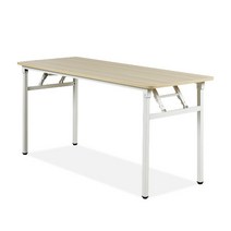 접이식 테이블 사무용 연수용 컴퓨터 책상, 신형접이식테이블_1500x450 (YWD6026-WH)
