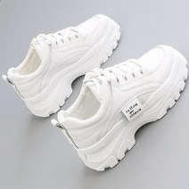 MINJING 통굽 송치 여자 가을 인스 레더 스트랩 슈즈 패션000001