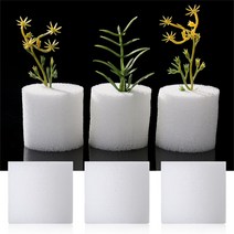 수경재배키트 무토양 수경 야채 보육 냄비 스폰지 꽃 씨앗 재배 시스템 트레이 10 개 50, 16 white 45mm-50pcs