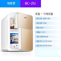 SAST 미니 냉동냉장고 홈 기숙사 화장품 마스크 우유 냉장, 냉동 및 냉장 모델 bc-25j  로컬 골드  기