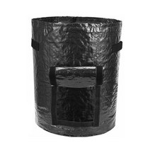 PE 감자 성장 가방 야채 양파 재배 심기 패브릭 정원 묘목 냄비 식물 농장 도구, 03 black_01 1 Gallon