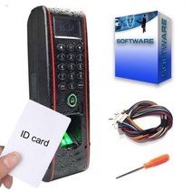 IP65 방수 TF1700 지문 액세스 제어 RFID 카드 판독기 tcp/ip OF107 생체 인식 시간 출석, english, ID