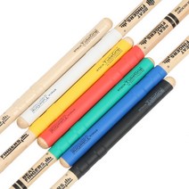 BEAT FINGERS Stick TubeGrip 스틱랩 스틱그립 (단색/멀티칼라), BF-STG-YE (노랑) 기본 팩