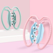 다리알 종아리 팔뚝 허벅지 셀프 마사지볼 바디 롤러, 라이트 그린