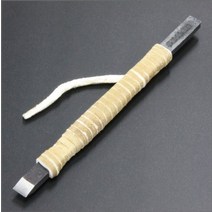 전각도 알전각 낙관 전각칼 히로메도 인도 각형 가죽 감기 양날 8mm 【일본제】