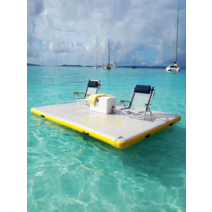 수상 좌대 낚시 보트 발판 민물 이동식 플랫폼 에어 뗏목, (고급200x180x35cm (2-3 명)