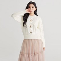 로엠 꽃자수 스웨터 (2colors)_ RMKAC11S11