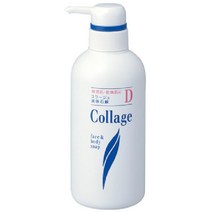 모치다헬스케어 Collage 콜라쥬D 액체비누 액체 세안제 400ml (드라이피부용), 단일
