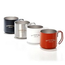 오슬로 보온 이중스텐 아웃백머그 (화이트) 340m, 본상품선택