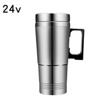 차 물끓이기 차량용 차량용 12v 온수기 물컵 가열 보온 물끓이기 자동차 대형 화물차 24볼트, 트럭 유형 (24V), 하나