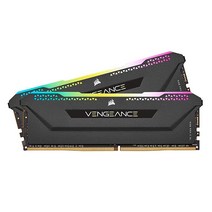 Corsair 커세어 벤전스 RGB 프로 SL 블랙 32GB 2x16GB DDR4 3600 PC428 800 C18 135V AMD 라이젠 최적화 CMH32GX4M2Z3600C18