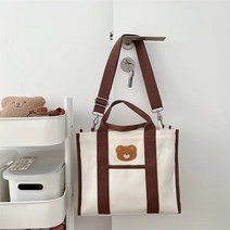 Modern Fashion 데일리 곰인형 크로스백 에코백 캔버스가방 기저귀가방