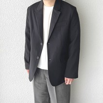 코튼 블레이져 세미 오버핏 캐주얼 대디 자켓 (5color)