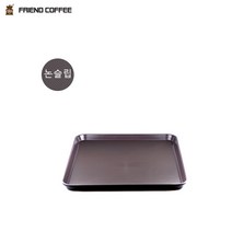 카페쟁반 사각쟁반 직사각트레이 카페트레이 브라운 논슬립쟁반 대 직사각, 상세페이지 참조
