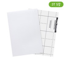 (재미스쿨) 대원 단면접착 팝보드 A4 21x30cm 3T(3mm) 5장, 흰색