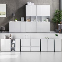 엘리에셀 수납장 미니 거실 베란다 안방 옷 높은 틈새수납장, 화이트, 선택05.벤지 하이브리드 800 서랍수납장