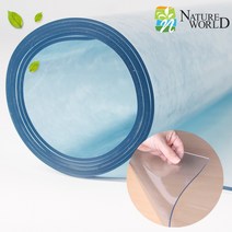 무독성 유리대용 투명매트 카페 식탁 테이블매트 책상 덮개 커버 보호필름, (폭40cm)1개5cm