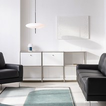 [삼익가구]NEW 스텝 모듈 사이드테이블 시리즈 400 600 오픈형 서랍형, 01. 400 오픈형 사이드테이블, 화이트