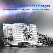 공장 직접 판매 방수 자동차 충전기 24V 36V 60V72V 골프 카트 선박 AGM 리드 산 성 배터리, 02 36V25Amp Charger_01 미국
