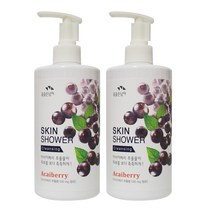 꽃을든남자 스킨샤워 클렌징 폼 아사이베리형 530ml 2개