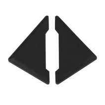 도어 스토퍼 몰딩 문콕 문쾅 문끼임 방지 가드 쿠션 손보호대 차량용품 2x car door corner 범퍼 보안 보호 스티커 nissans qashqai j10 j11 d40, 검은색, 현대를 위해