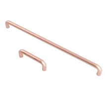 2구 가구손잡이 서랍장 싱크대 옷장손잡이 펄ㄷ자봉 로즈골드 96p