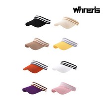 위너리스 투라인 니트 골프모자 골프선캡 쿨토시 증정, 베이지