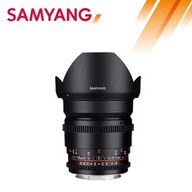 삼양 VDSLR 16mm T2.2 ll 크롭바디용 마이크로포서드 후지 소니 캐논 DSLR 카메라 영상 촬영 렌즈, 소니E