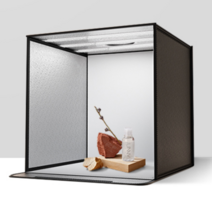 누끼 보드 포토박스 부스 촬영 배경지 미니스튜디오, 45CM 접이식(세 개의 조명)